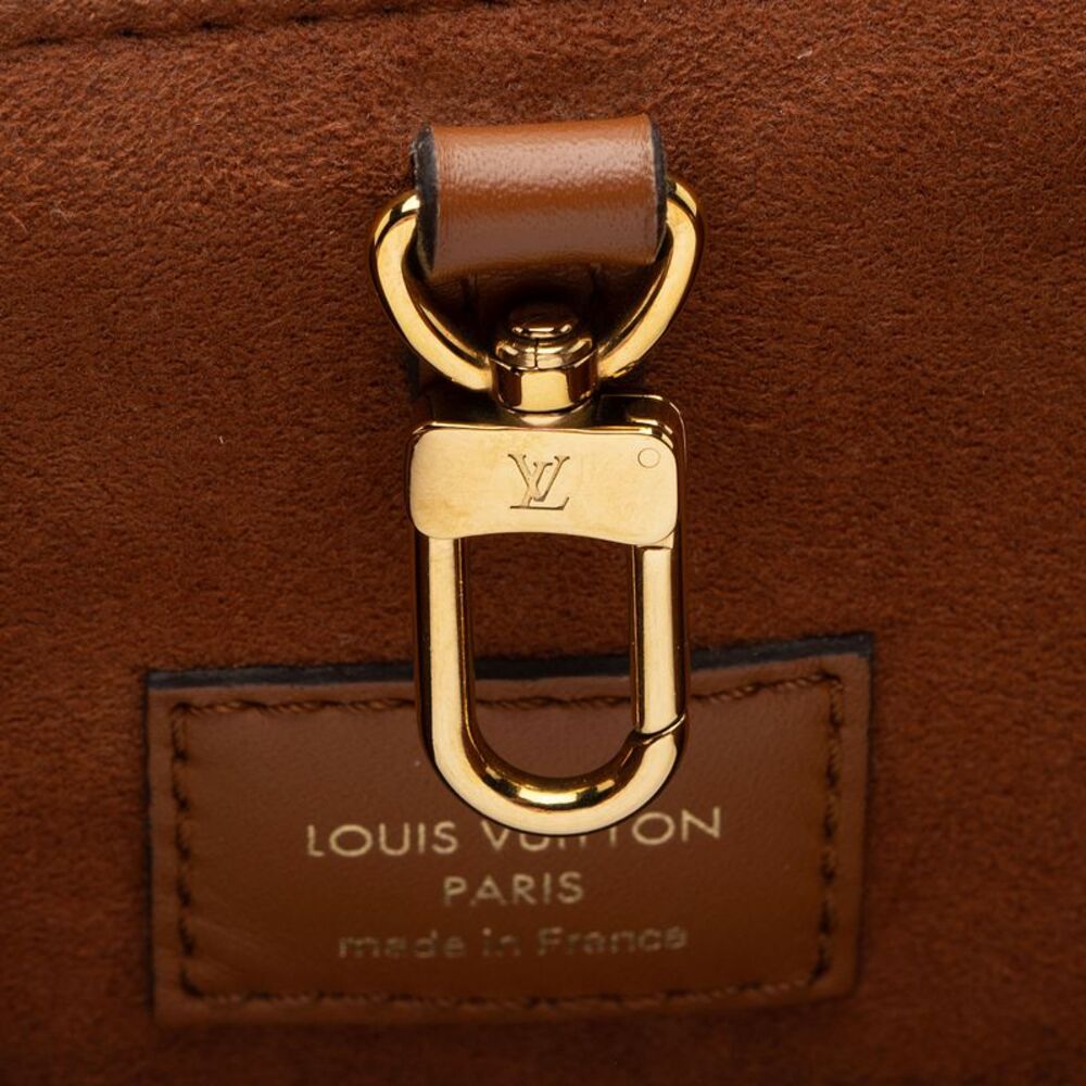 Louis Vuitton Calfskin Monogram Canvas Fold Tote PM - Picture 9 of 13